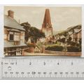 vintage postcard Porlock Church