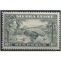 Sierra Leone 1938 SG195 6d Grey Mounted Mint . ..