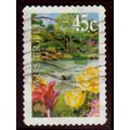 Australia 2000 Gardens 45c Used Peel & Stick St...