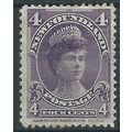 Newfoundland 1901 SG84 4c Violet Mounted Mint . ..