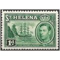 St Helena 1938 SG132 1d Green Mounted Mint . .. .
