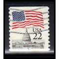 Used 2115a 22c U.S. Flag Fine CNS 1 PA5786
