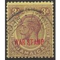 Jamaica 1919 SG77 3d Purple/Yellow Wmk Multi Cr...