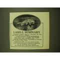 1924 Lasell Seminary Ad - Lasell Seminary