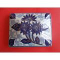 PORCELAIN ? NOT STAMPED BLUE GOLD DECORATION (0...