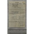 1961 invoice Henwick Hall Dairies, Burn, Nr. Selby