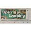Vintage bookmark - Open Learning, Shropshire Li...