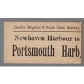 LONDON BRIGHTON & SOUTH COAST RAILWAY LUGGAGE L...