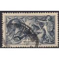 GB 1934 KGV 10/-d Indigo Seahorse used SG 452 (...