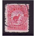 NEW ZEALAND 1907 6d CARMINE PINK BROWN KIWI SG3...