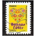 FRA 2008 (55c) 'GREETINGS -BONNES FETES' FINE U...