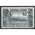 Sierra Leone 1938 SG200 £1 Deep Blue Mounted Mi...