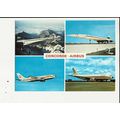 Aviation CONCORDE & AIRBUS Postcard by Editions...