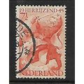 NETHERLANDS 1945 LION AND DRAGON 7 1/2c ORANGE ...