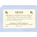 New Jersey Newark Advertising Card For Central ...