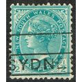 New South Wales 1905 ½d Blue Green Die I SG333 GU