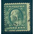 Used 331 1c Benjamin Franklin Barely Clears A06669