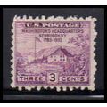 752 3c Washington's Hdqs Fine MNH O4801