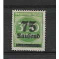 Germany.SG283 75T on 300m Green.Mounted Mint.Nov21