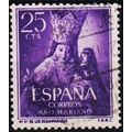 Spain. 1954 25c S.G.1197 Used