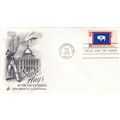 United States 1976 Wyoming Flag FDC Washington ...