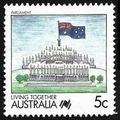 AUSTRALIA 1988 Living Together 5c Parliament Sc...