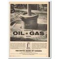 ROYAL BANK CANADA 1959 oil gas industry banking...
