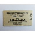 Isle of Man Railway Peel Road-Ballasalla Ticket...