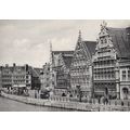 Gent Quai aux Herbes Belgium Postcard unused VGC