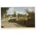 Village View showing the Church Georgeham Postc...