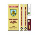 Tabletop Football Subbuteo Box Label Burnley (E...