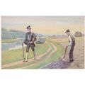 German Guitar Player Antique Germany Musician P...