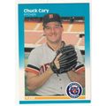 1987 Fleer Chuck Cary baseball Rookie card #147...