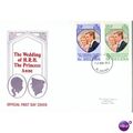 St. Helena FDC 1973 - SG 289-290 - Royal Weddin...