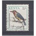 Kenya.SG594 1s Red and Yellow Barbet.Fine Used....