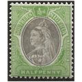 Southern Nigeria 1901 SG1 1/2d Black & Pale Gre...