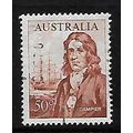 AUSTRALIA 1966 50c RED BROWN DAMPIER AND ROEBUC...