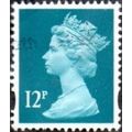 1993-2011 Machin 12p Greenish Blue. Two Phos. B...