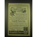 1918 Campbell's Tomato Soup Ad - Cheer up says ...