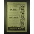 1918 Campbell's Tomato Soup Ad - Good health, g...