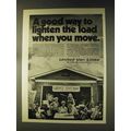 1976 United Van Lines Ad - Lighten The Load
