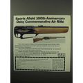 1987 Daisy Model 922 Commemorative Air Rifle Ad