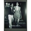 1991 Giorgio Armani Fashion Ad