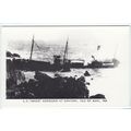 SS Argo Aground at Santon Isle of Man Reproduct...