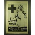 1924 The American Red Cross Ad - Join now! Serv...