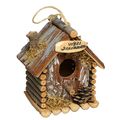 Vogelhäuschen Vogel Wilkommen Holz Nistkasten