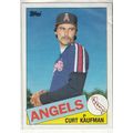 1985 Topps Baseball card 61 Curt Kaufman RC