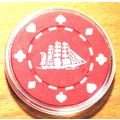 (1) CUTTY SARK WHISKEY Poker Chip Golf Ball Mar...