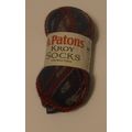 Patons Kroy Socks FX Grey Brown Marl Yarn 1 ske...