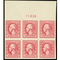 534, Mint NH XF GEM 2¢ WIDE TOP Plate Block of ...